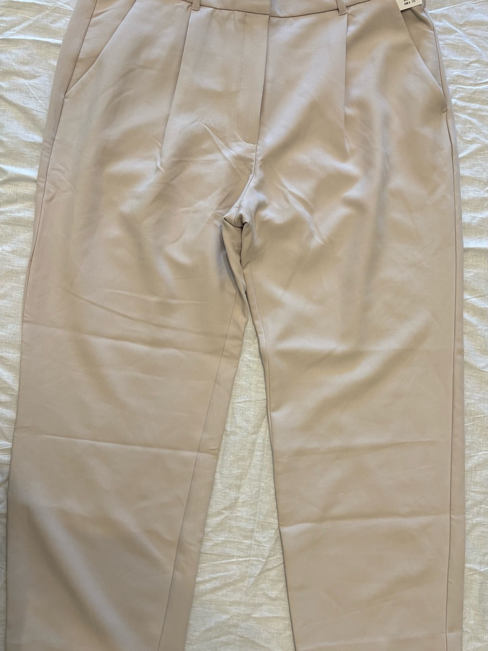 Abercrombie & Fitch Taupe Wide-Leg Trousers
